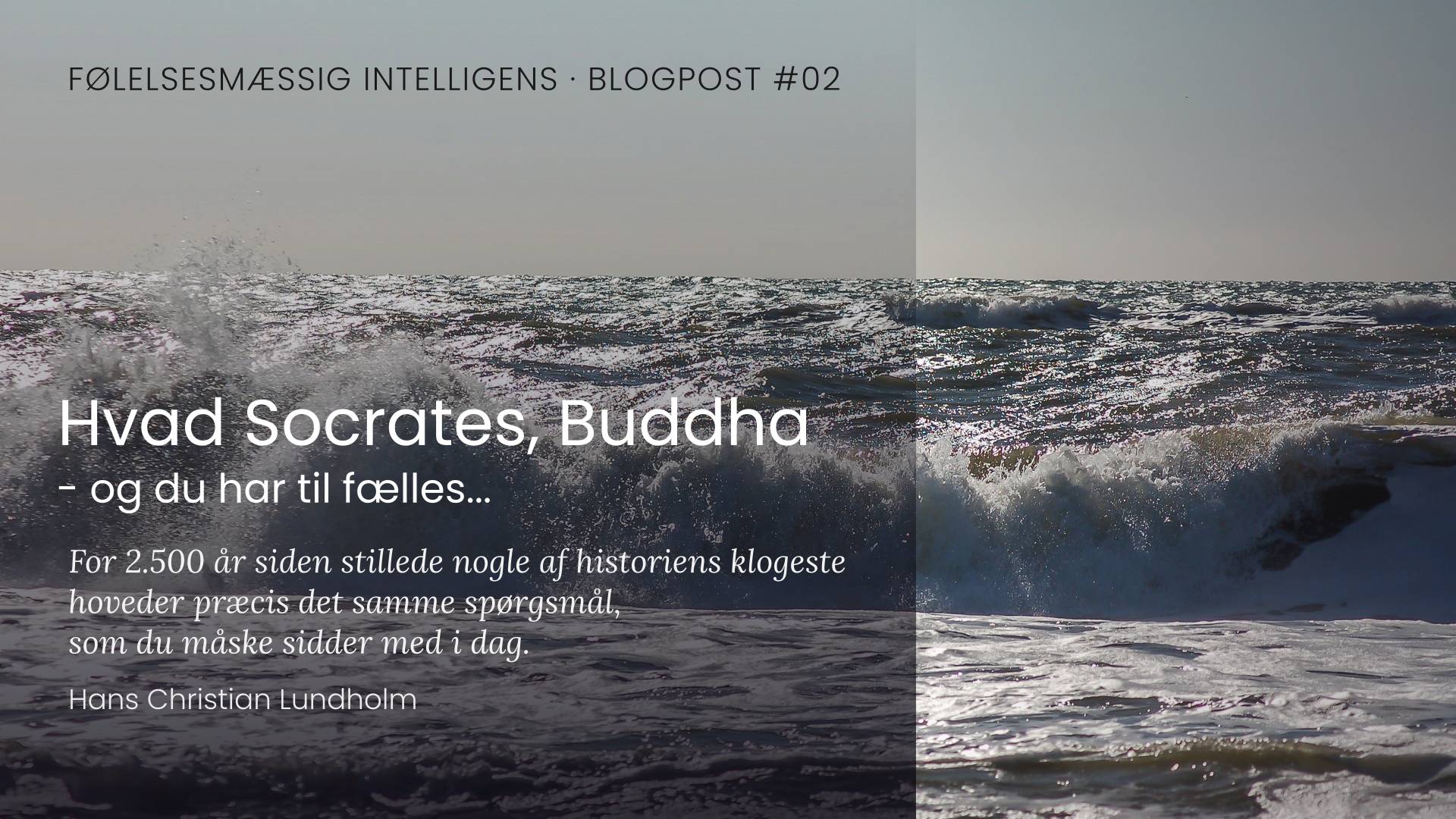 Hvad Sokrates, Buddha og du har til fælles