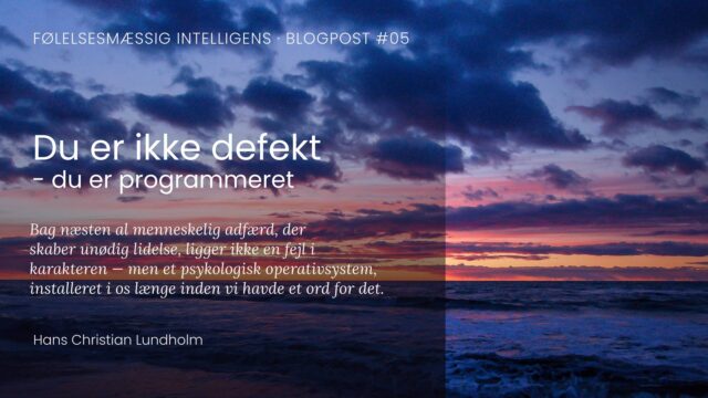 Du er ikke defekt du er programmeret