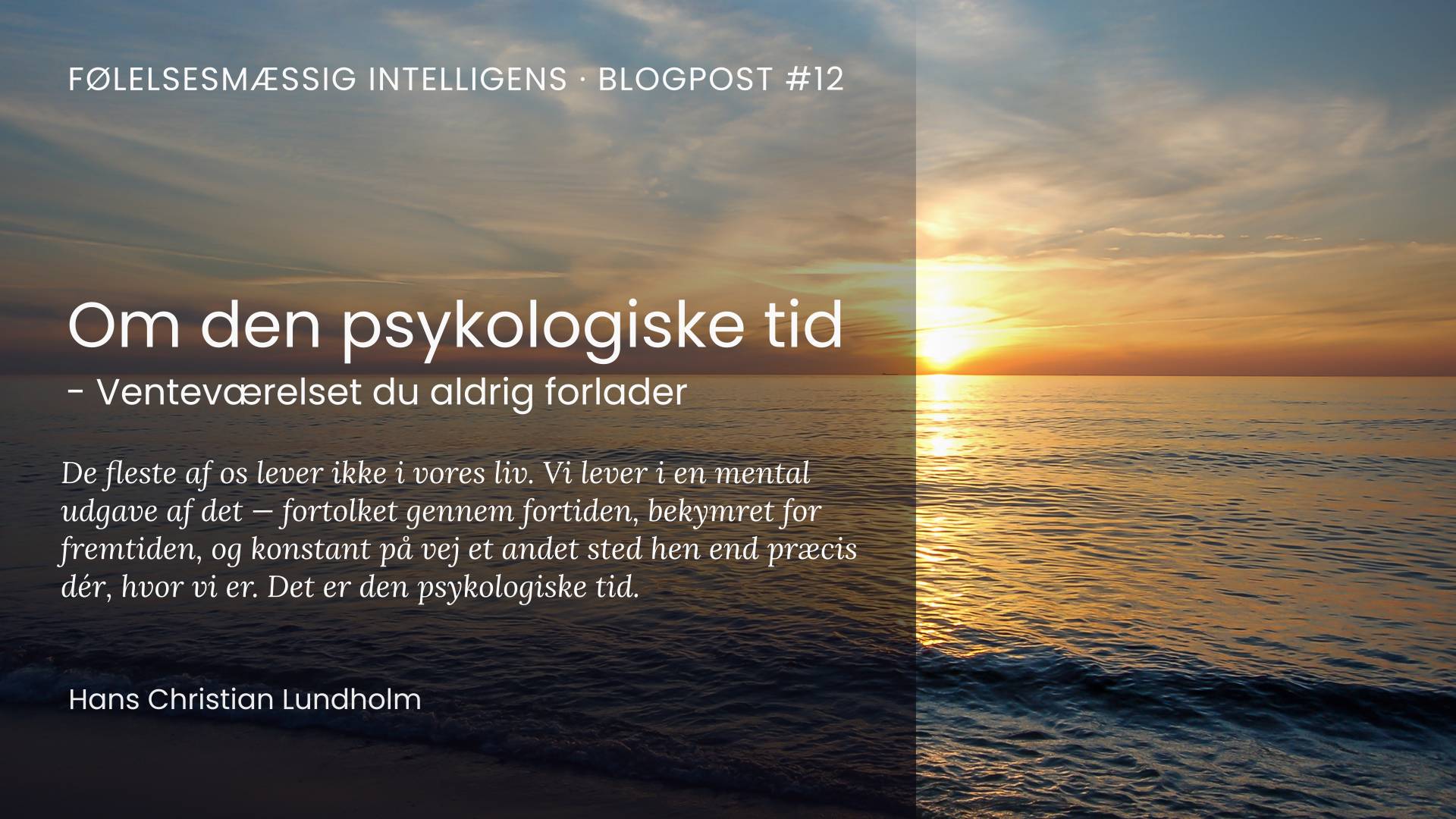 Om psykologisk tid