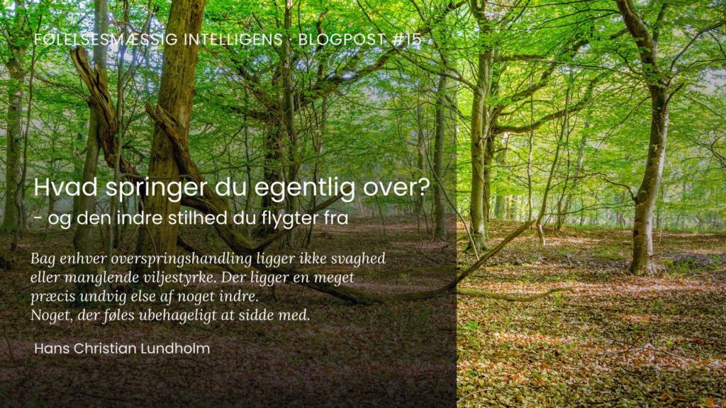 Hvad springer du over